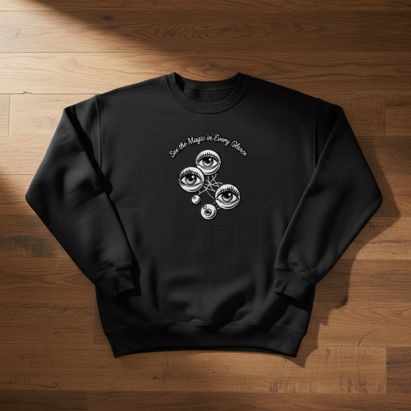 See the Magic in Every Glance Cotton Unisex Sweatshirt
