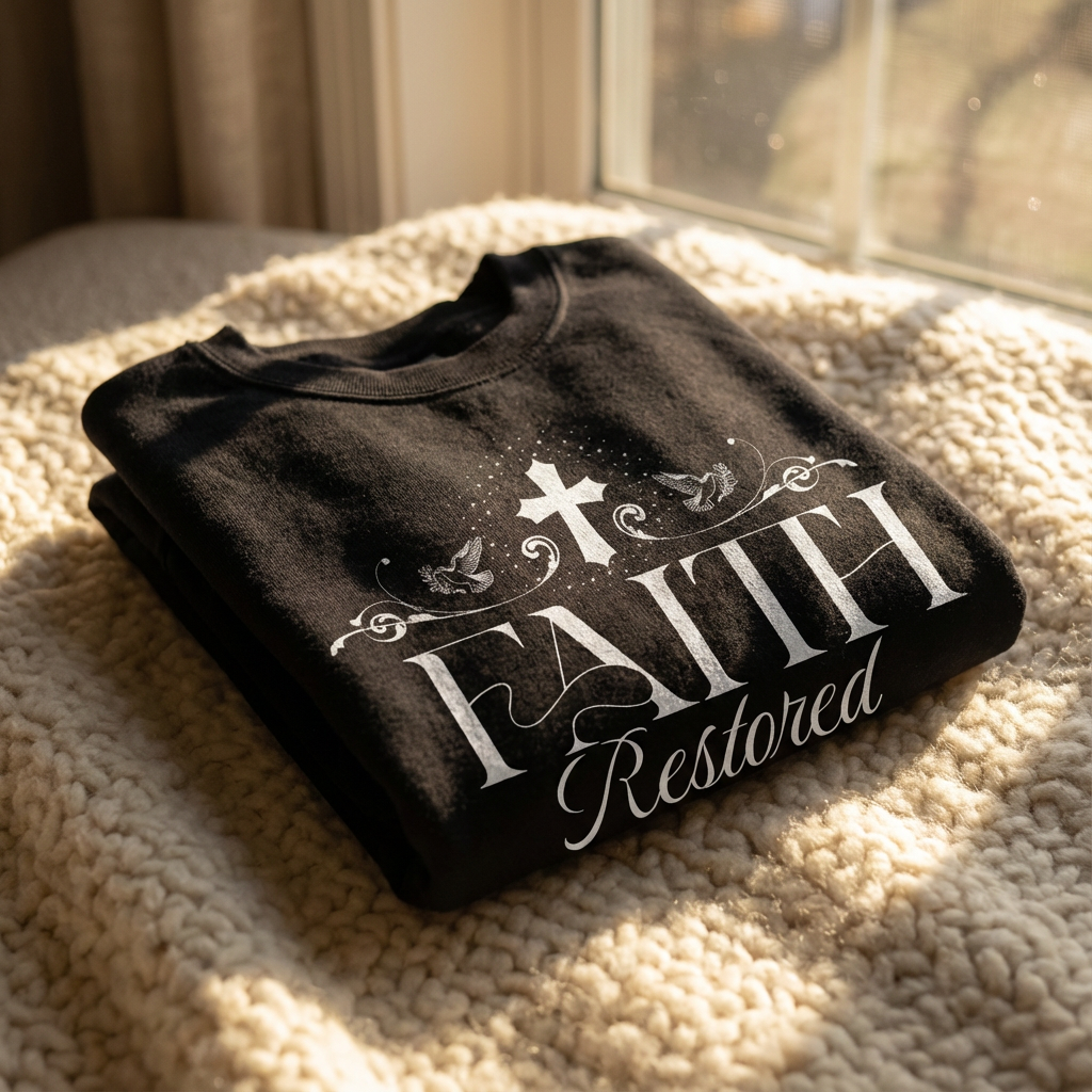 Faith Restored Unisex organic sweatshirt