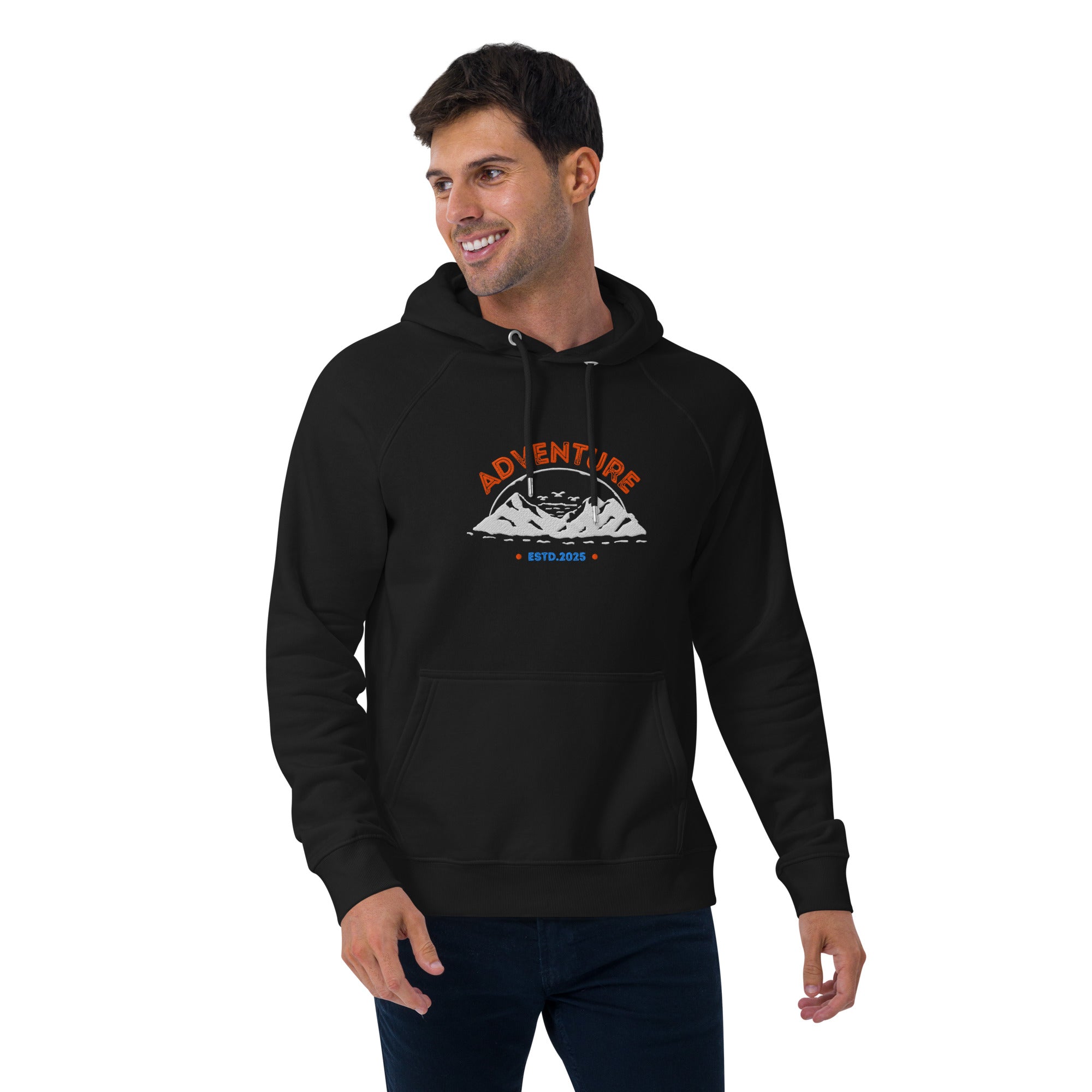 Adventure Embroidered Cotton Men  Hoodie - summer fridays usa