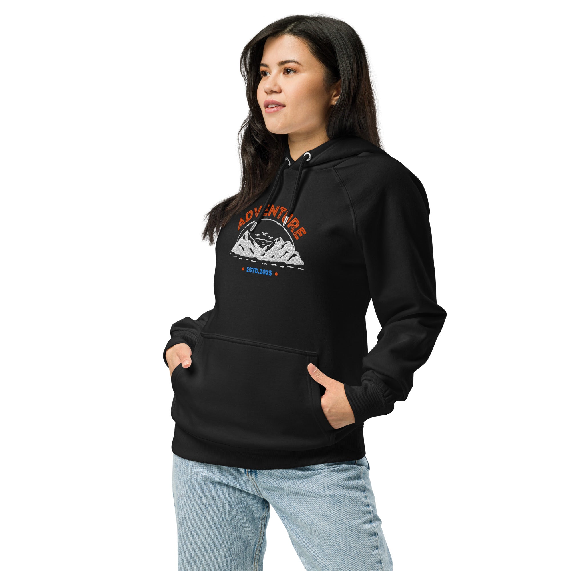 Adventure Embroidered oversized cotton hoodies - summer Fridays 2025 cute slushes