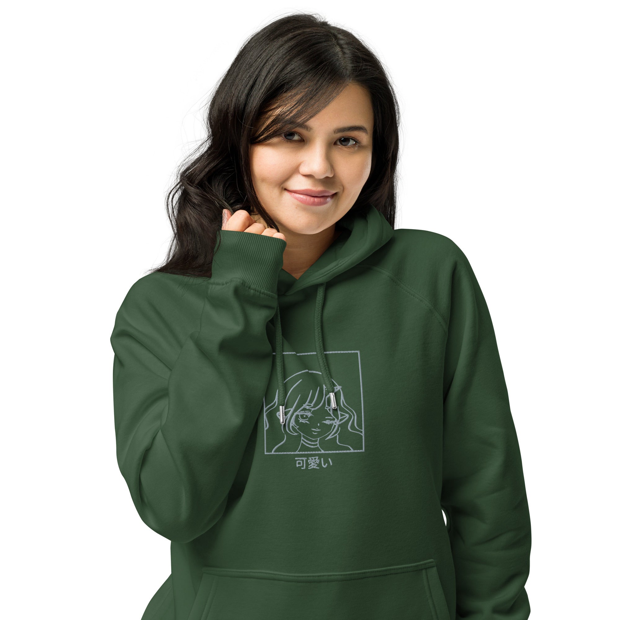 Embroidered Anime  Cotton women Hoodie - summer Fridays 2025 cute slushes