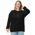 Mama Embroidered Cotton Sweatshirt - Front View