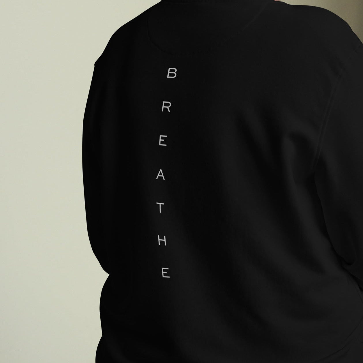 organic embroidery sweatshirt breathe